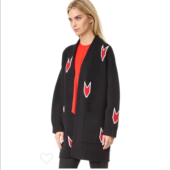 Rag Bone Jackson Arrow Sweater Coat 
